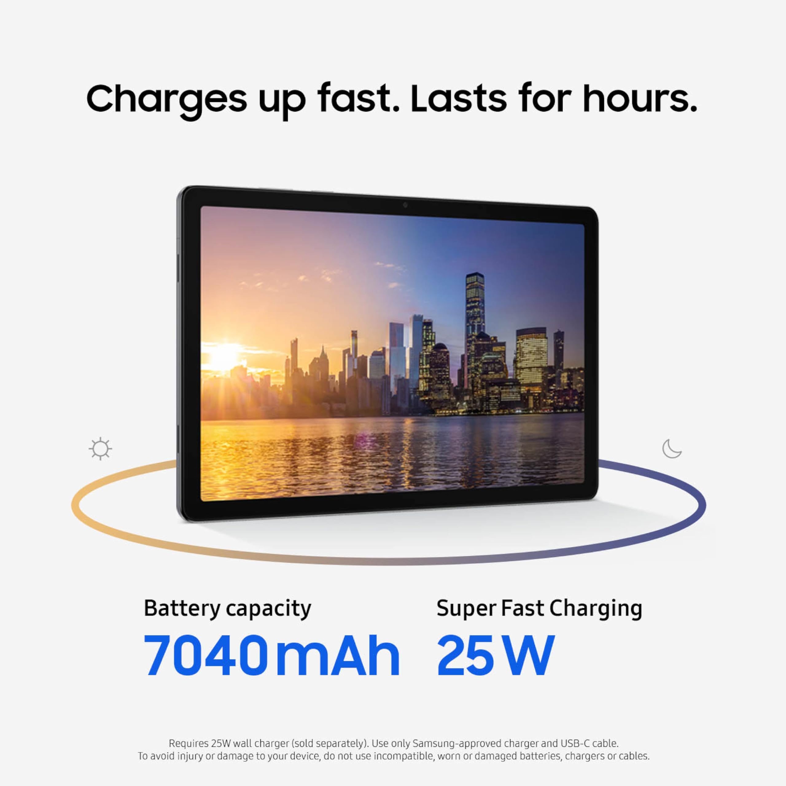 Samsung Galaxy Tab A11+ 5G 11” 128GB Android Tablet, Wi-Fi (VZW